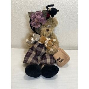 VTG The Bearington‎ Collection Teddy Bear with Kittens and Free Tuna Bag